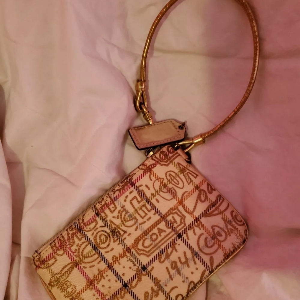 Authentic Coach Wristlet - Picture 2 of 2